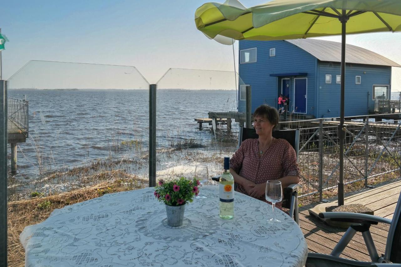6 Pers. Waterfront Home Seeblick, Equipped Stilt House On The Water Anjum Экстерьер фото